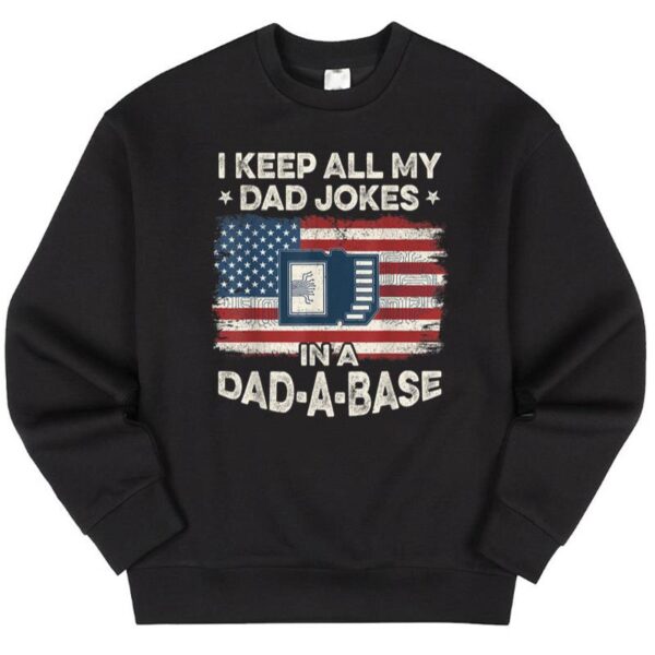 Starluxetee I Keep In All A Dad-A-Base Sweater