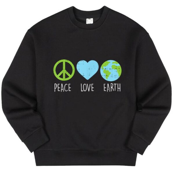 Starluxetee Peace Love Earth Cool Hippie Sweater