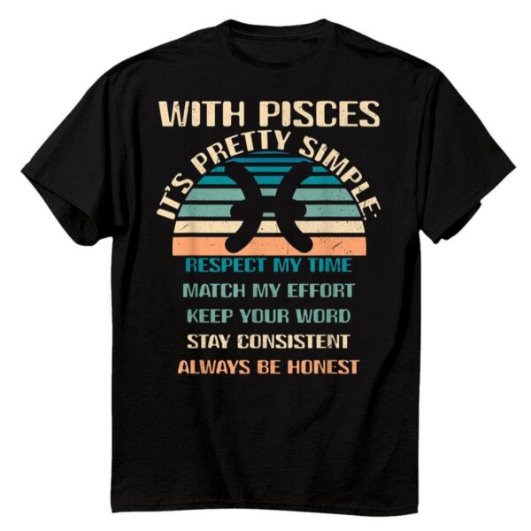 Starluxetee Pisces Zodiac Sign T-Shirt