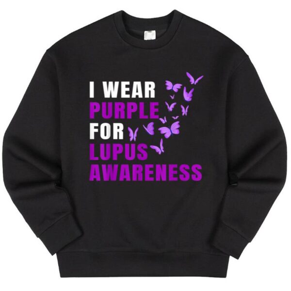 Starluxetee Purple Up For Lupus Awareness Sweater
