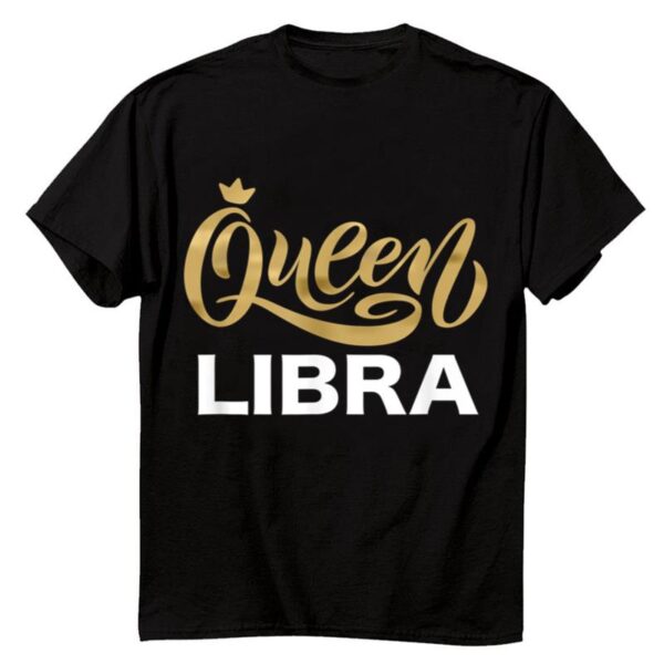 Starluxetee Queen Libra Zodiac T-Shirt