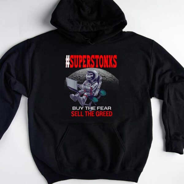 Starluxetee Super Stonks Space Monkey Astronaut T-Shirt