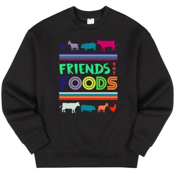 Starluxetee Vegans Pets Friends Not Foods Sweater