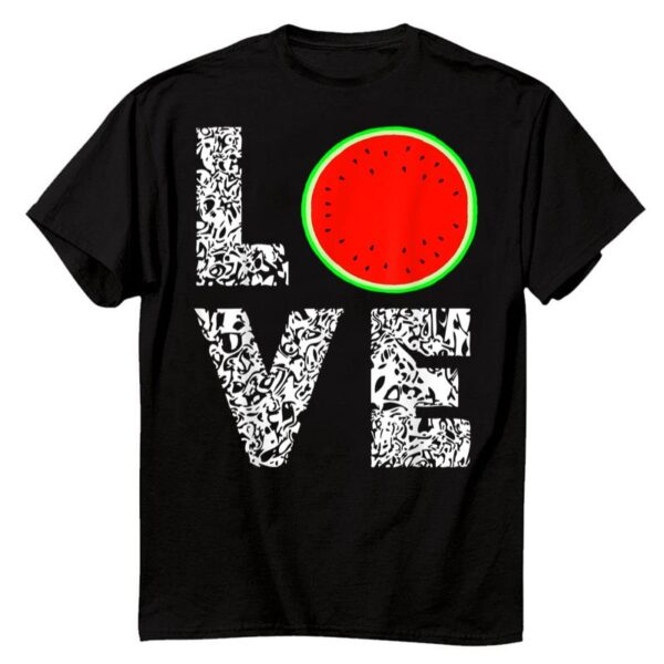 Starluxetee Watermelon Love Tropical Water Melon Summer T-Shirt